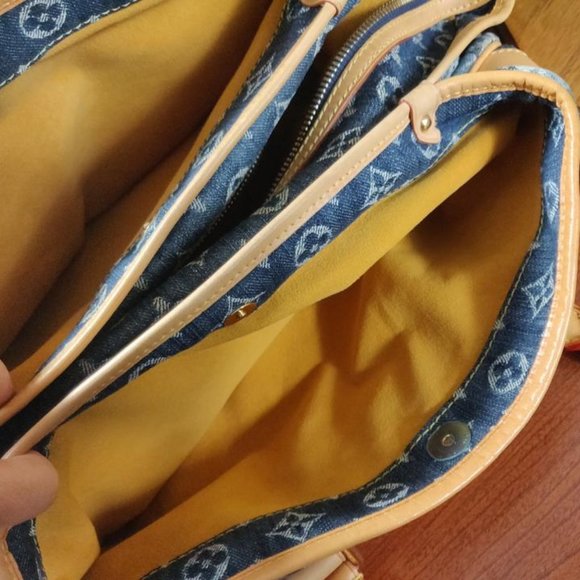 Louis Vuitton Cabas Raye Gm Blue Denim - Picture 12 of 17